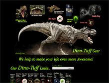 Tablet Screenshot of dinotuff.com